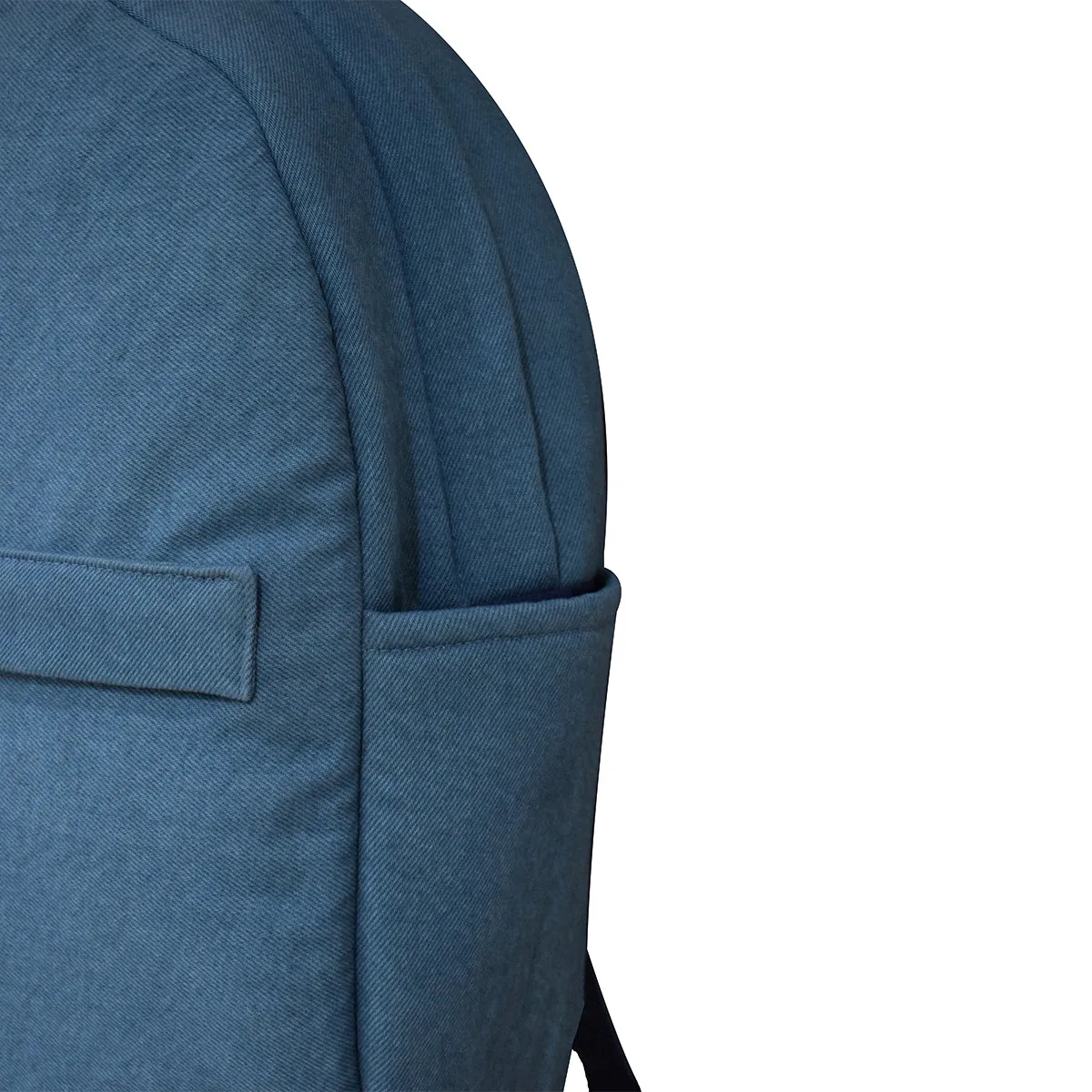 Single Zip Backpack - Teal blue