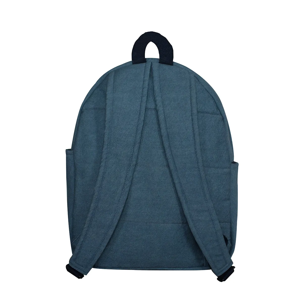 Single Zip Backpack - Teal blue