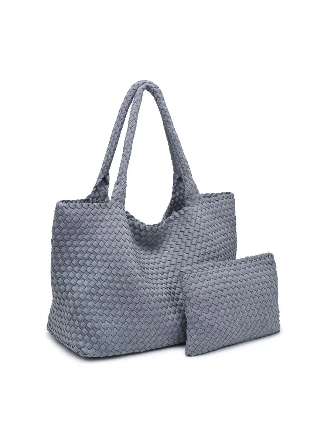 Sky's The Limit Large Tote - Grey