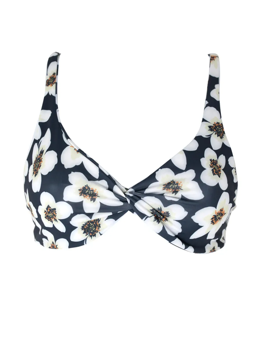 SOVANNA top - Navy Blue Floral