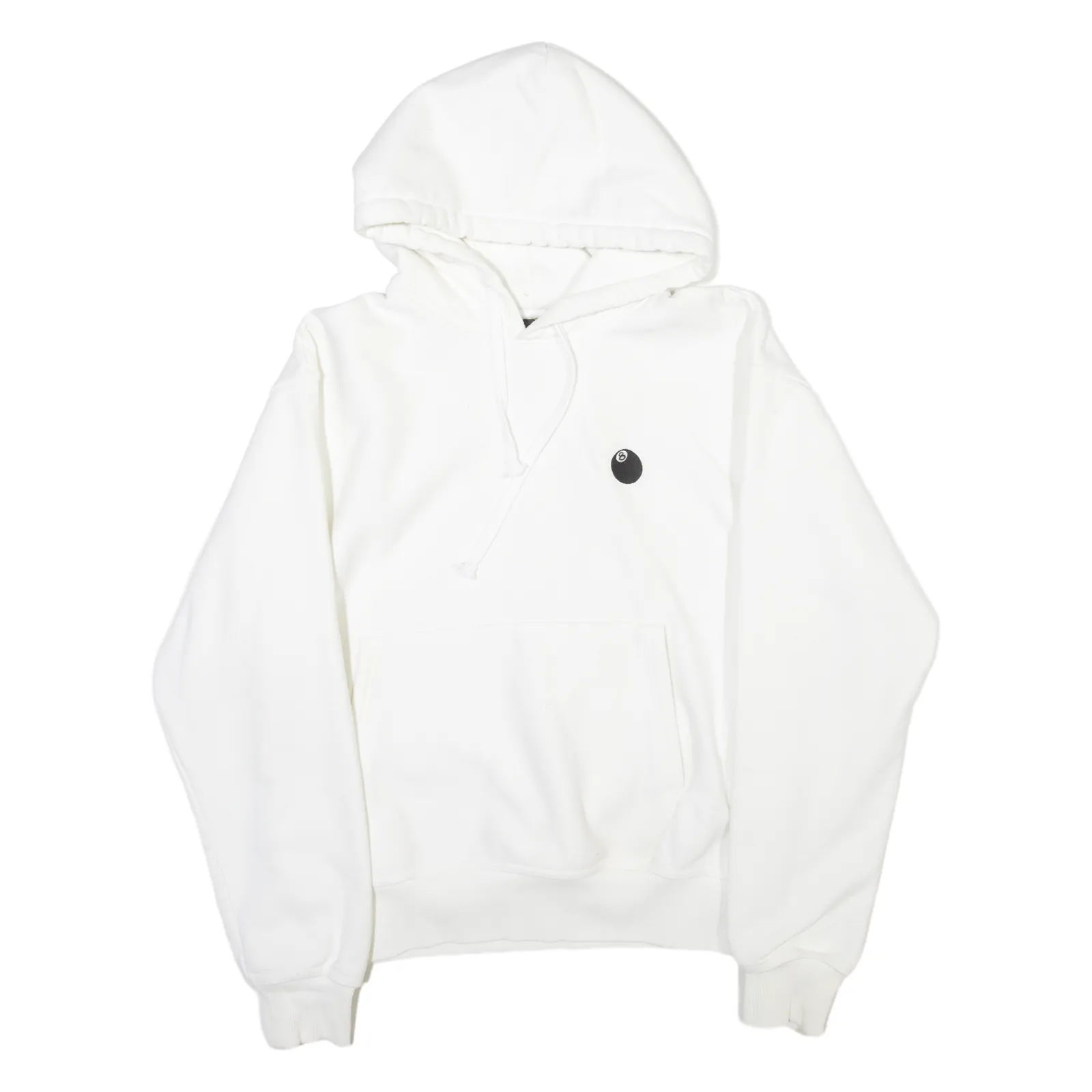 STUSSY Mens White Hoodie S