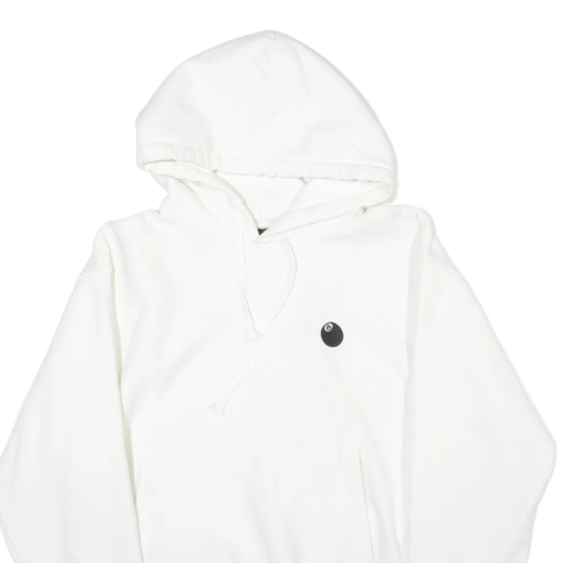 STUSSY Mens White Hoodie S