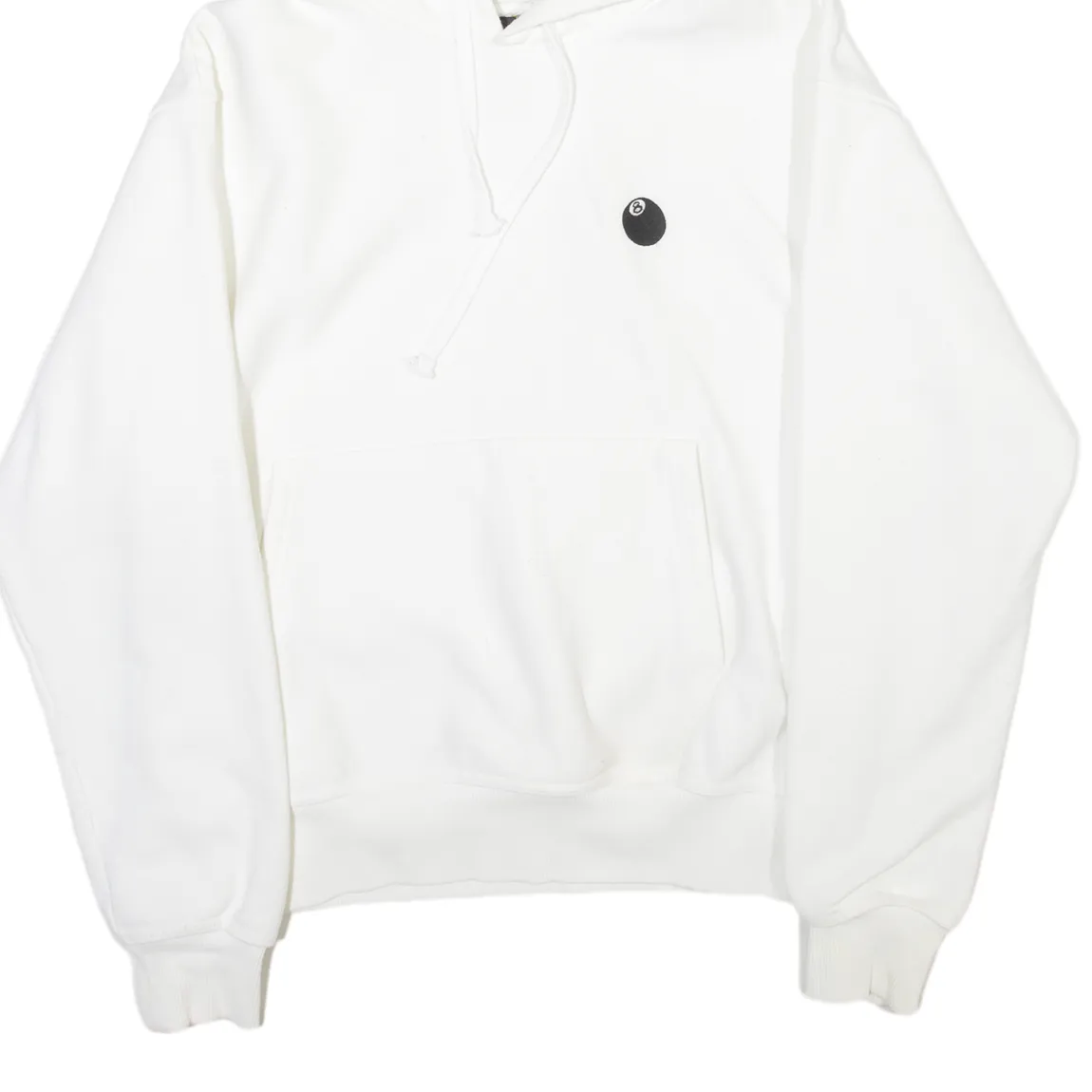 STUSSY Mens White Hoodie S