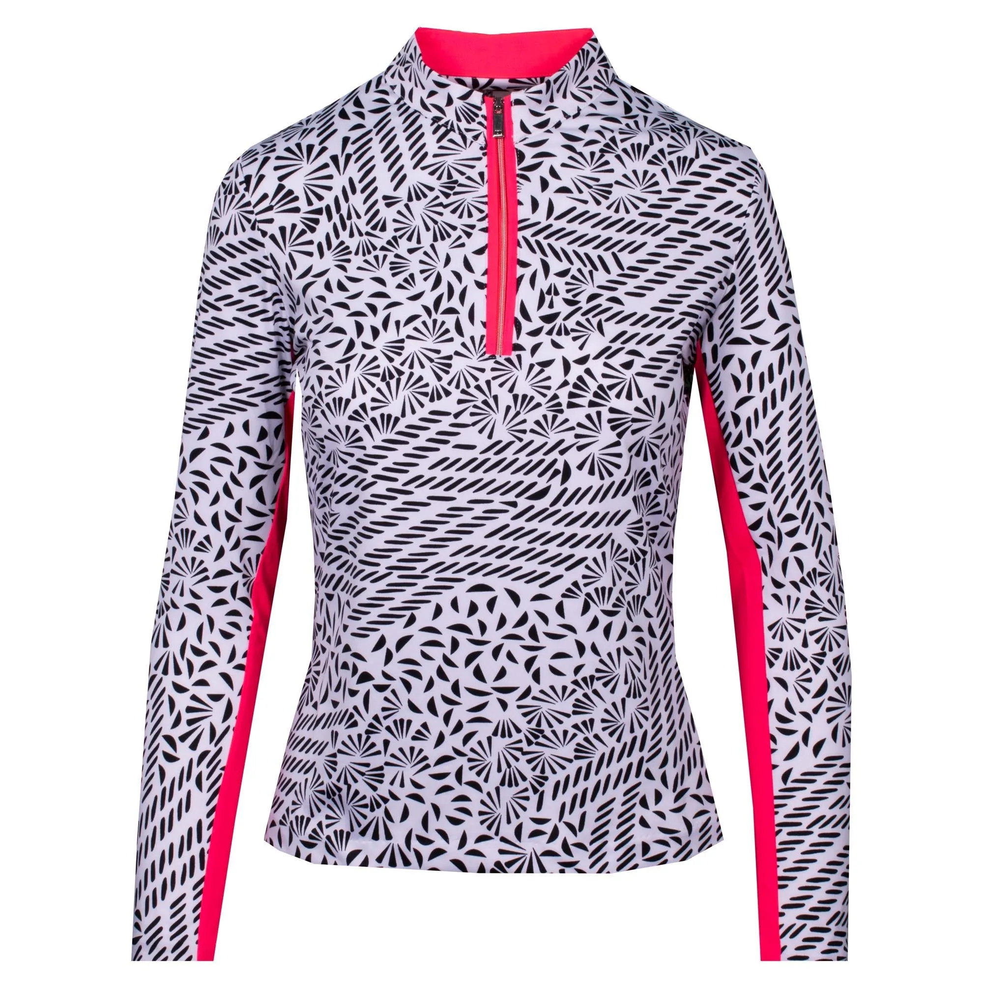 Tail Babriella Long Sleeve Ladies Golf Polo Patchwork