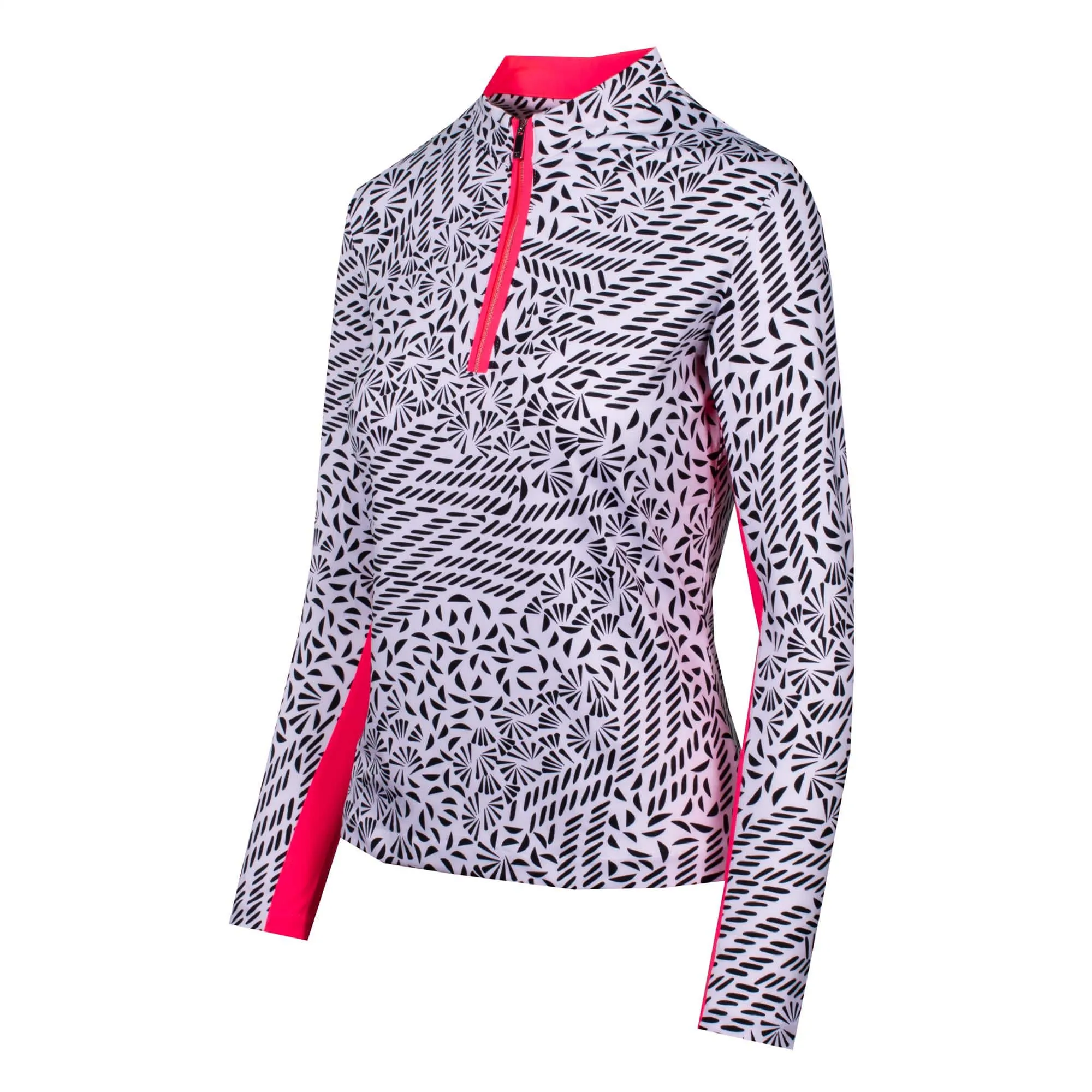 Tail Babriella Long Sleeve Ladies Golf Polo Patchwork