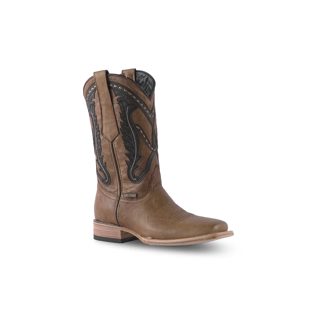 Texas Country Western Boot Frida Miel E619