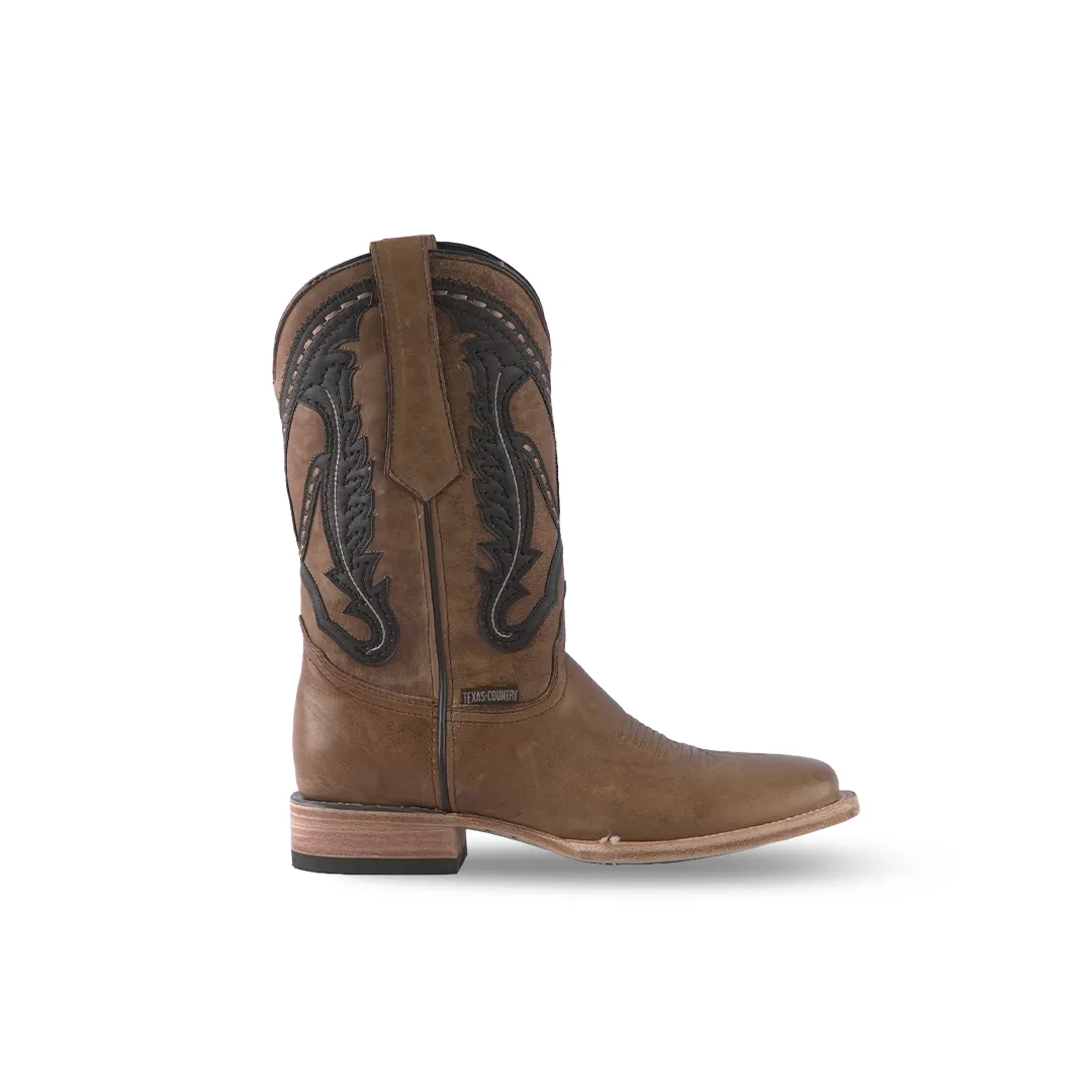 Texas Country Western Boot Frida Miel E619