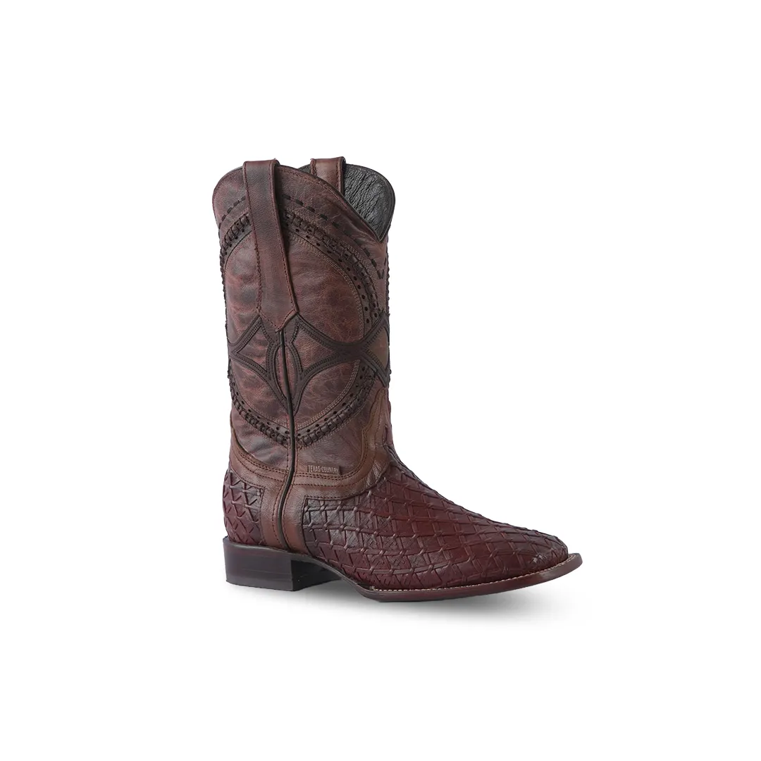 Texas Country  Western Boot Mestizo Cognac E623