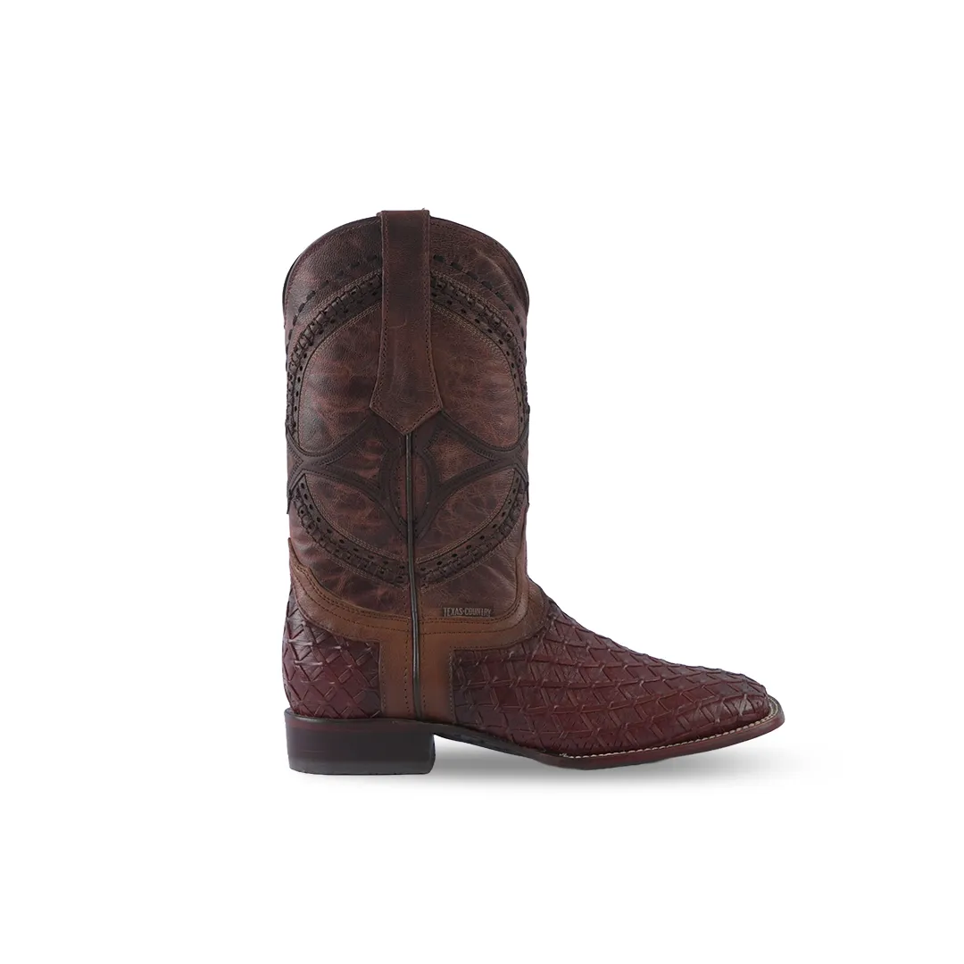 Texas Country  Western Boot Mestizo Cognac E623