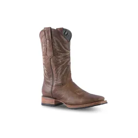 Texas Country Western Boot Piedra Camel Square Toe E664