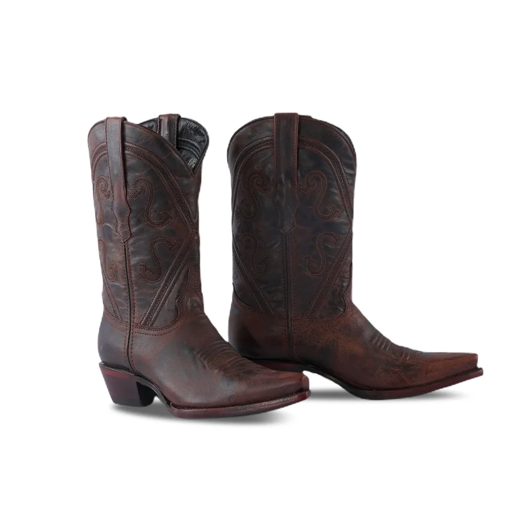 Texas Country Womens Western Boot Isabella Ladrillo E740