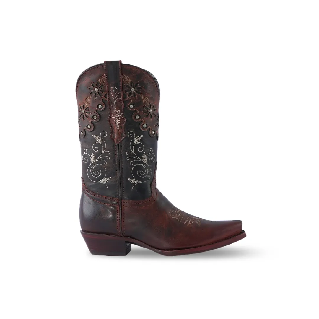 Texas Country Womens Western Boot Isabella Ladrillo E751