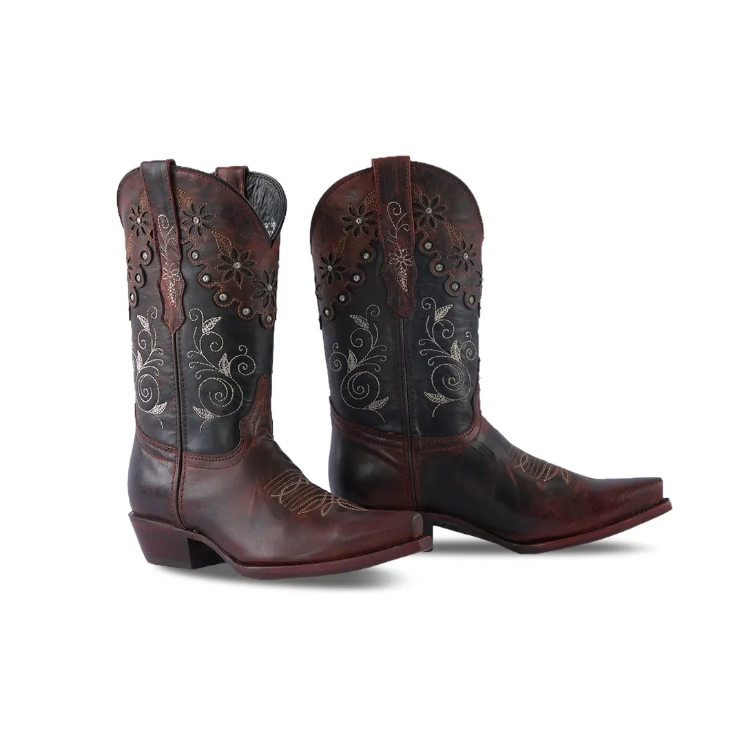 Texas Country Womens Western Boot Isabella Ladrillo E751