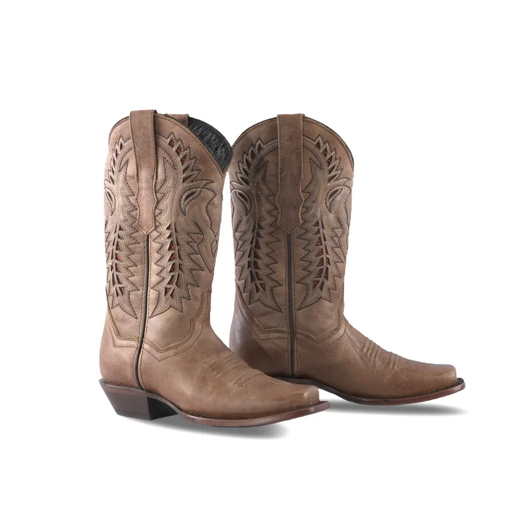 Texas Country Womens Western Boot Ranch Tan E718