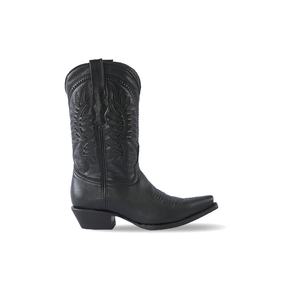 Texas Country Women's Western Boot Rush Black Snip Toe E720