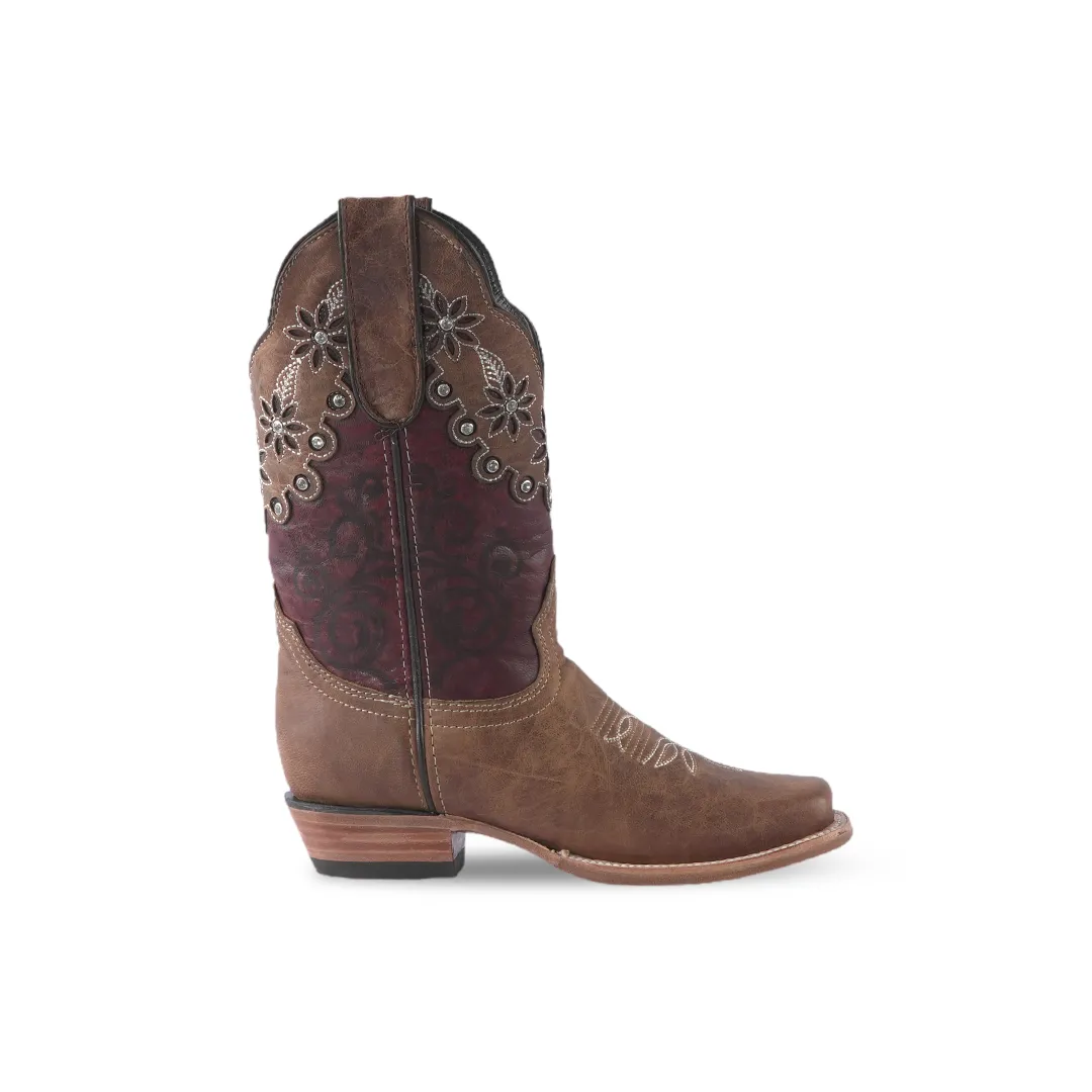 Texas Country Womens Western Boot Sierra Miel Frontier Toe E387