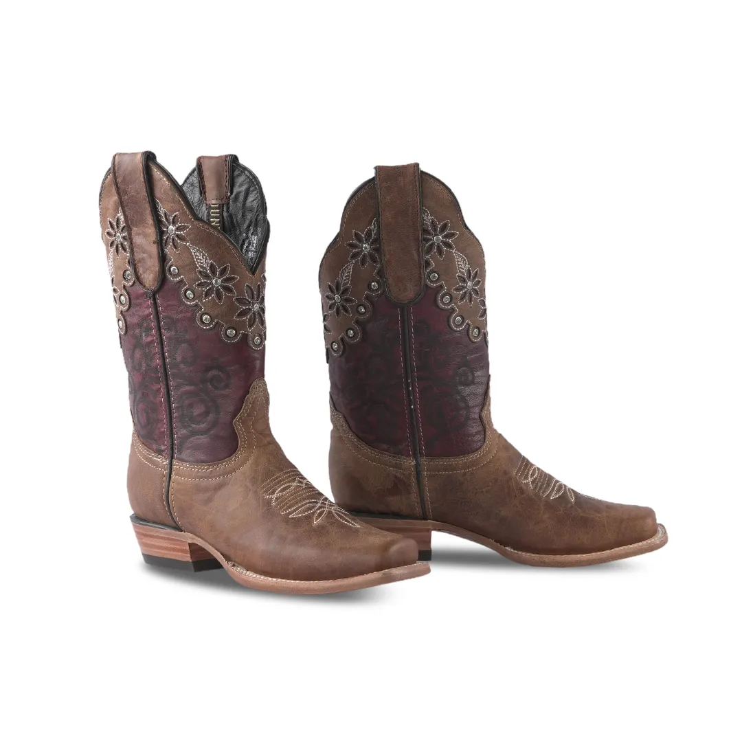 Texas Country Womens Western Boot Sierra Miel Frontier Toe E387