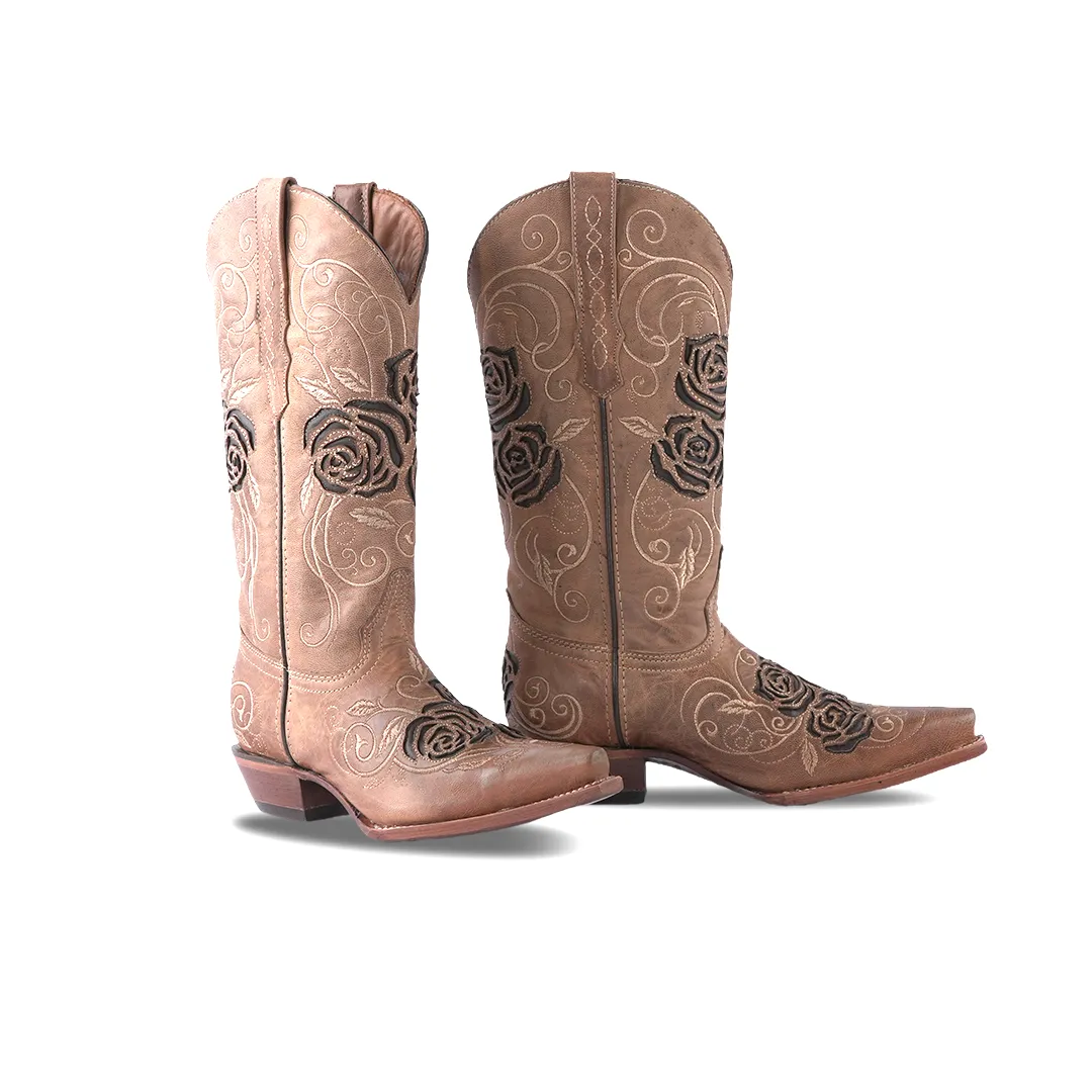 Texas Country Womens Western Boot Sierra Paja E352