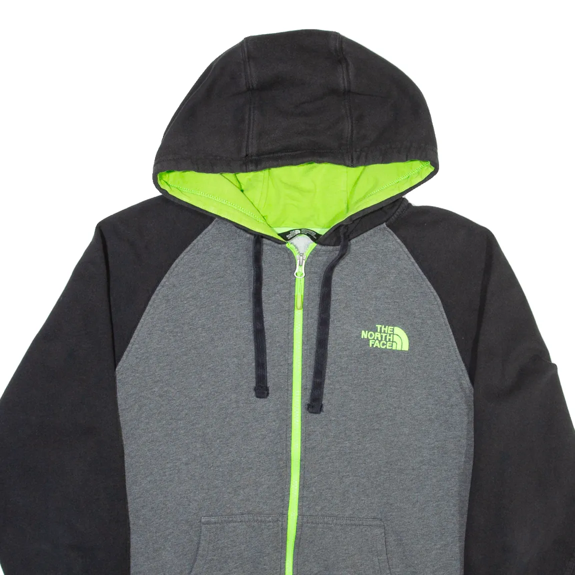 THE NORTH FACE Mens Grey Hoodie Full Zip M