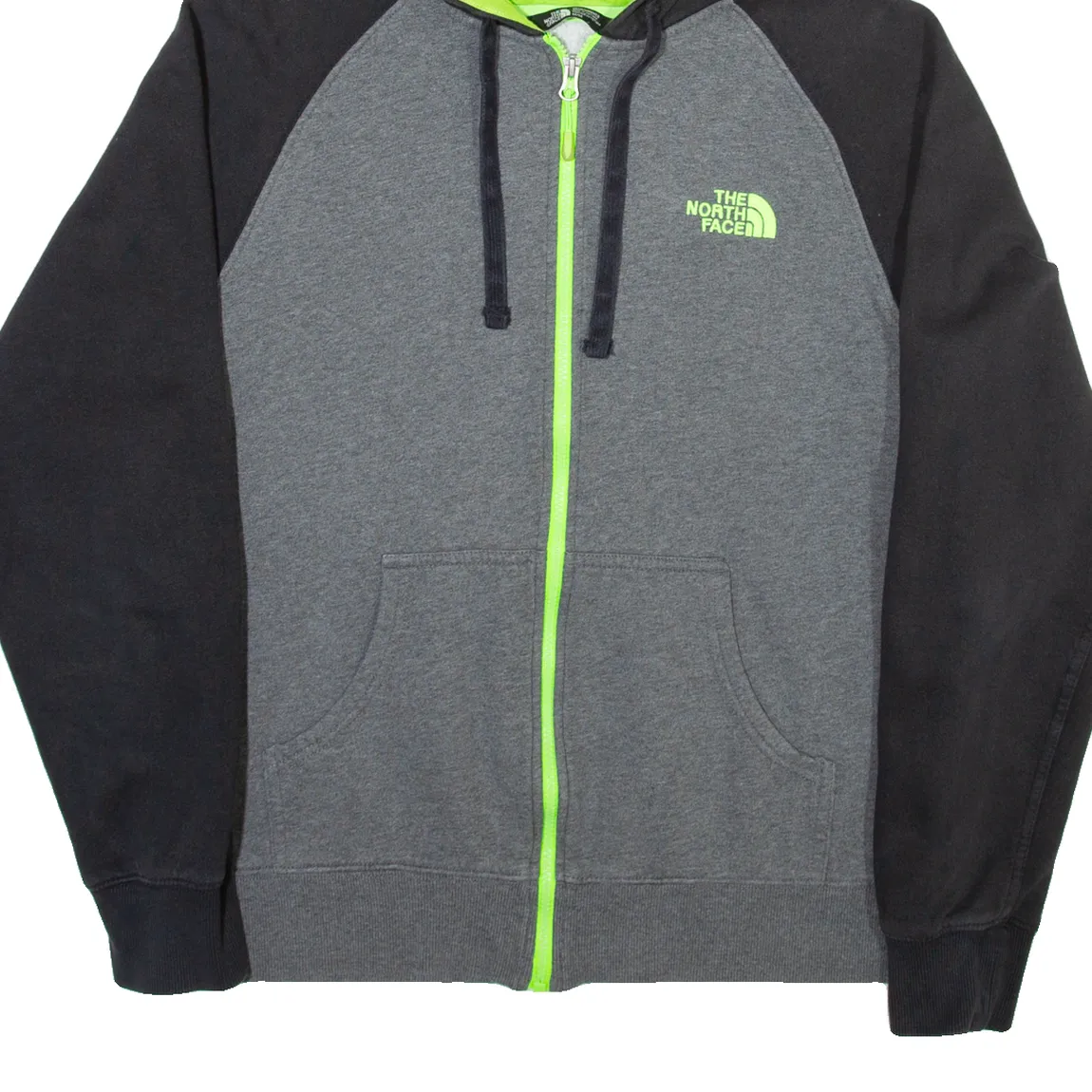 THE NORTH FACE Mens Grey Hoodie Full Zip M