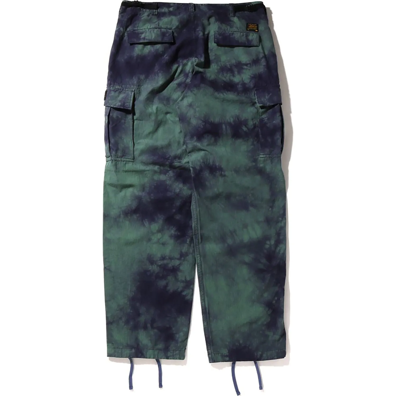 TIE DYE RELAXED FIT 6 POCKET PANTS MENS