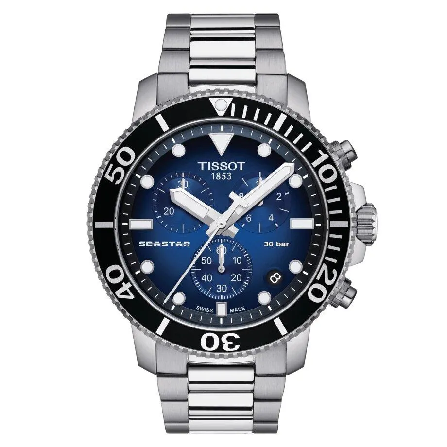 TISSOT Seaster 1000 Men’s Water-Resistant Diving Watch – Stainless Steel 