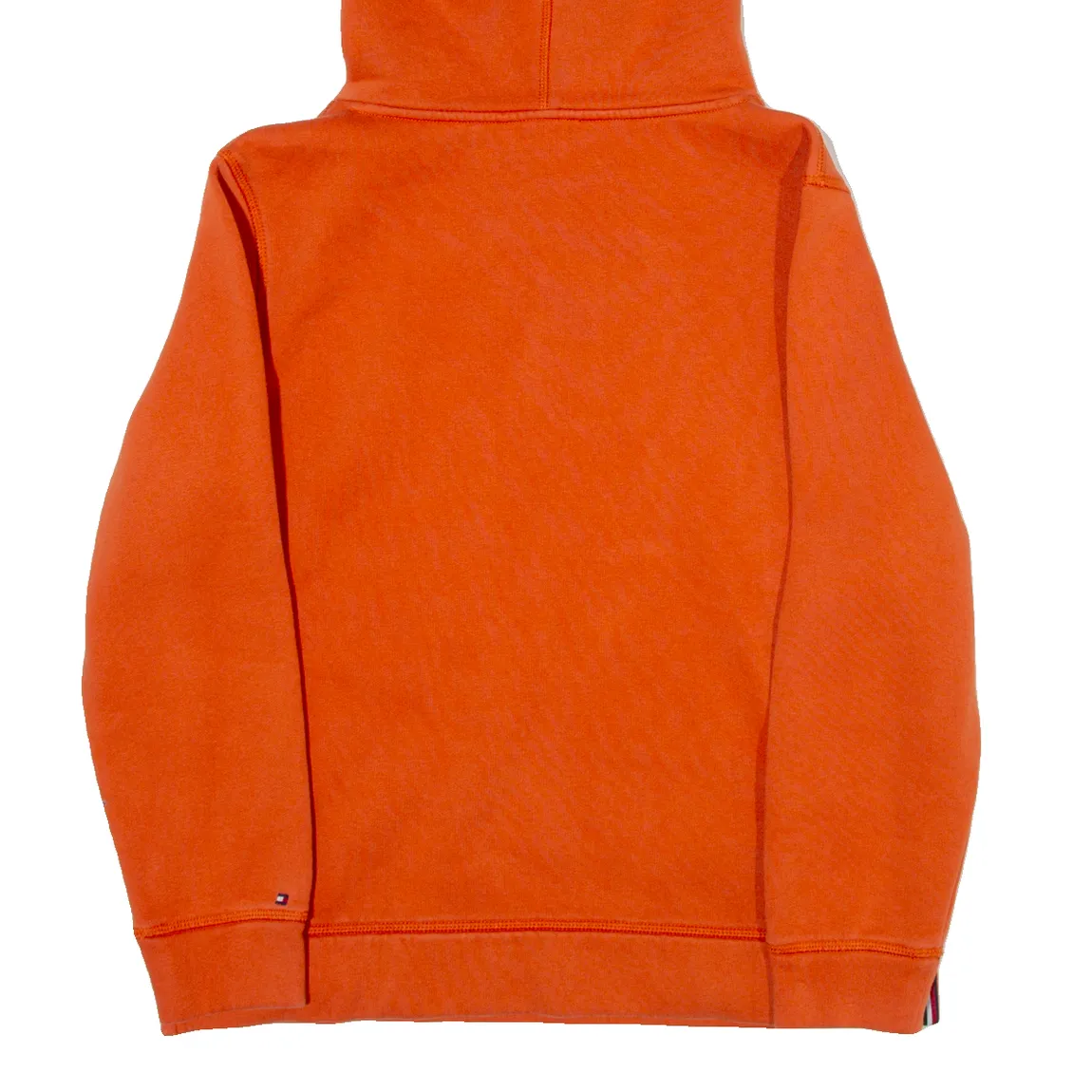 TOMMY HILFIGER Mens Orange Hoodie S