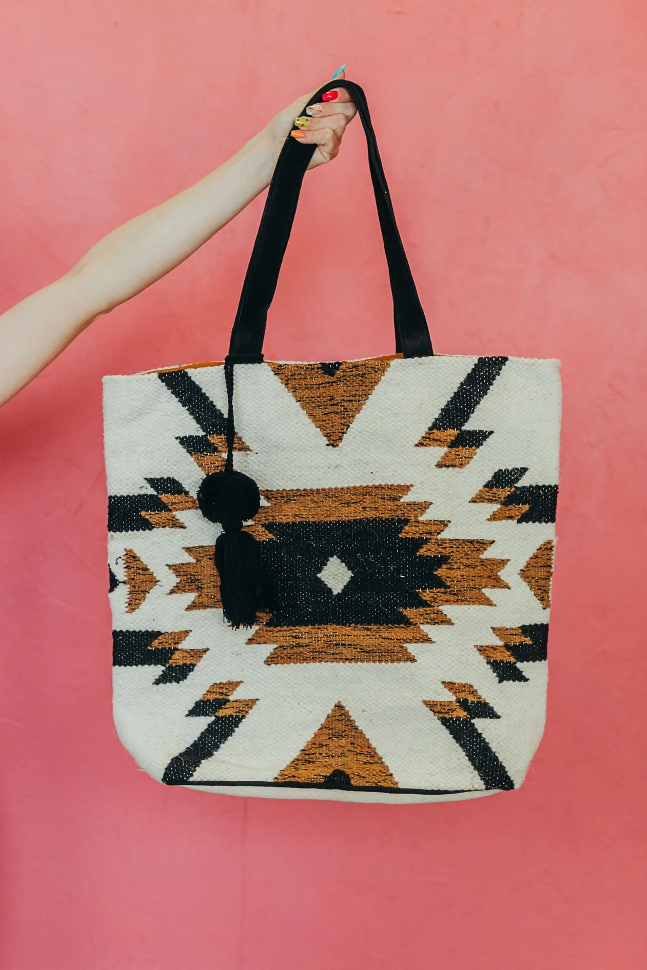 Turn Around Aztec Tote Bag