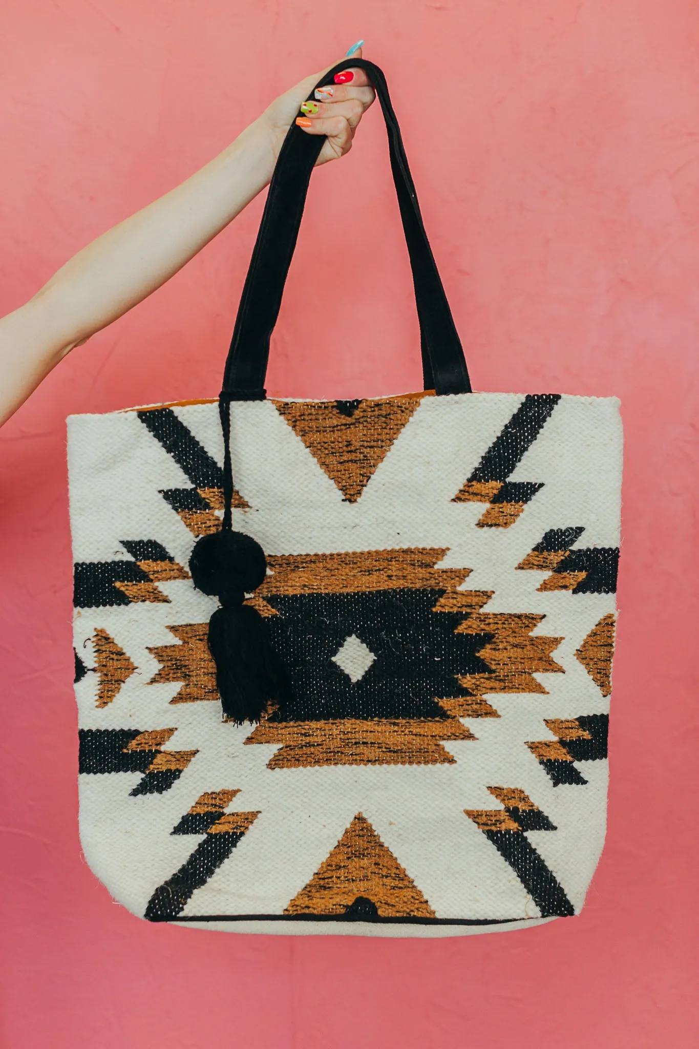 Turn Around Aztec Tote Bag