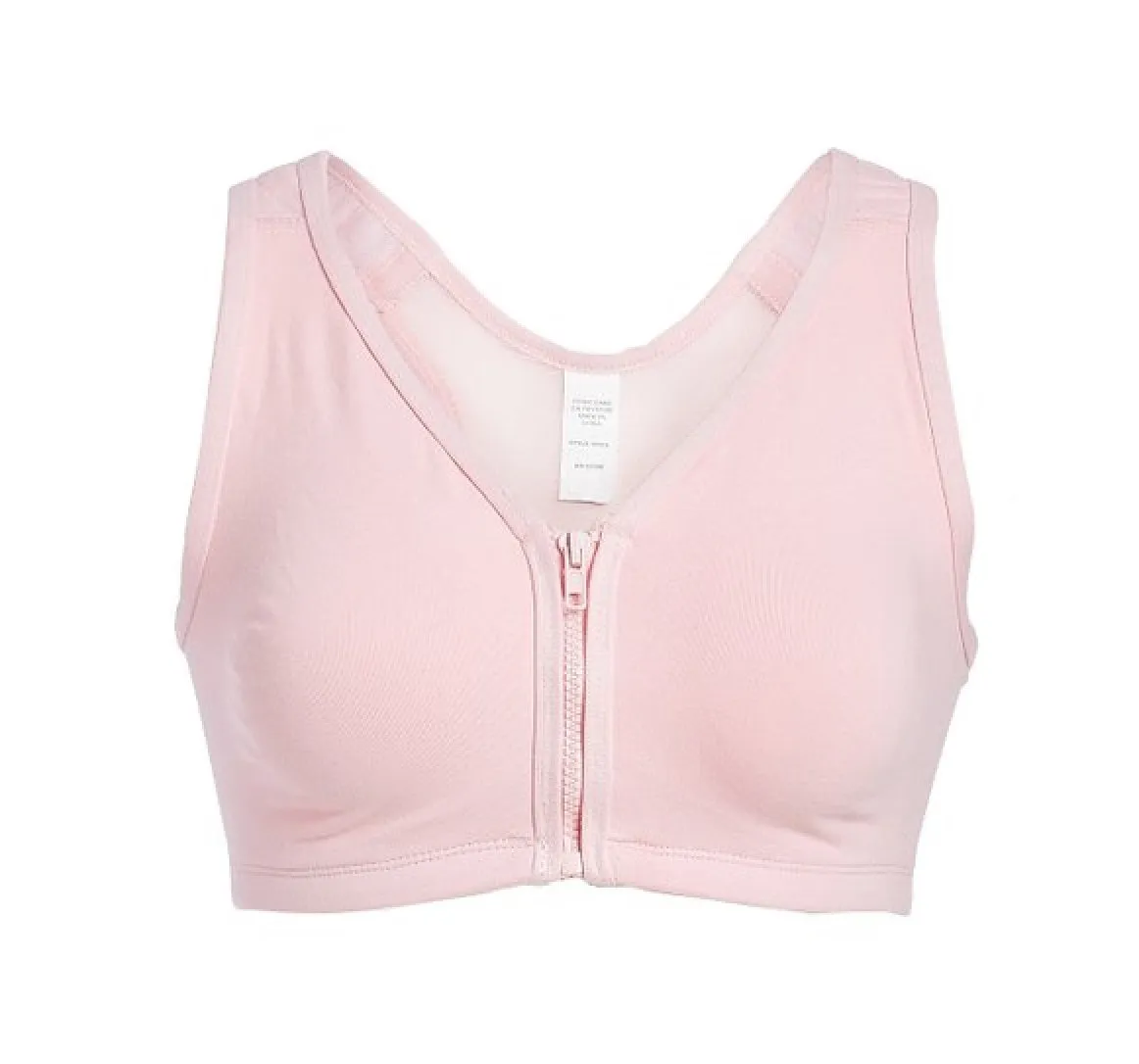 Valmont Zip-Front Sports Bra (1611A) - Pink