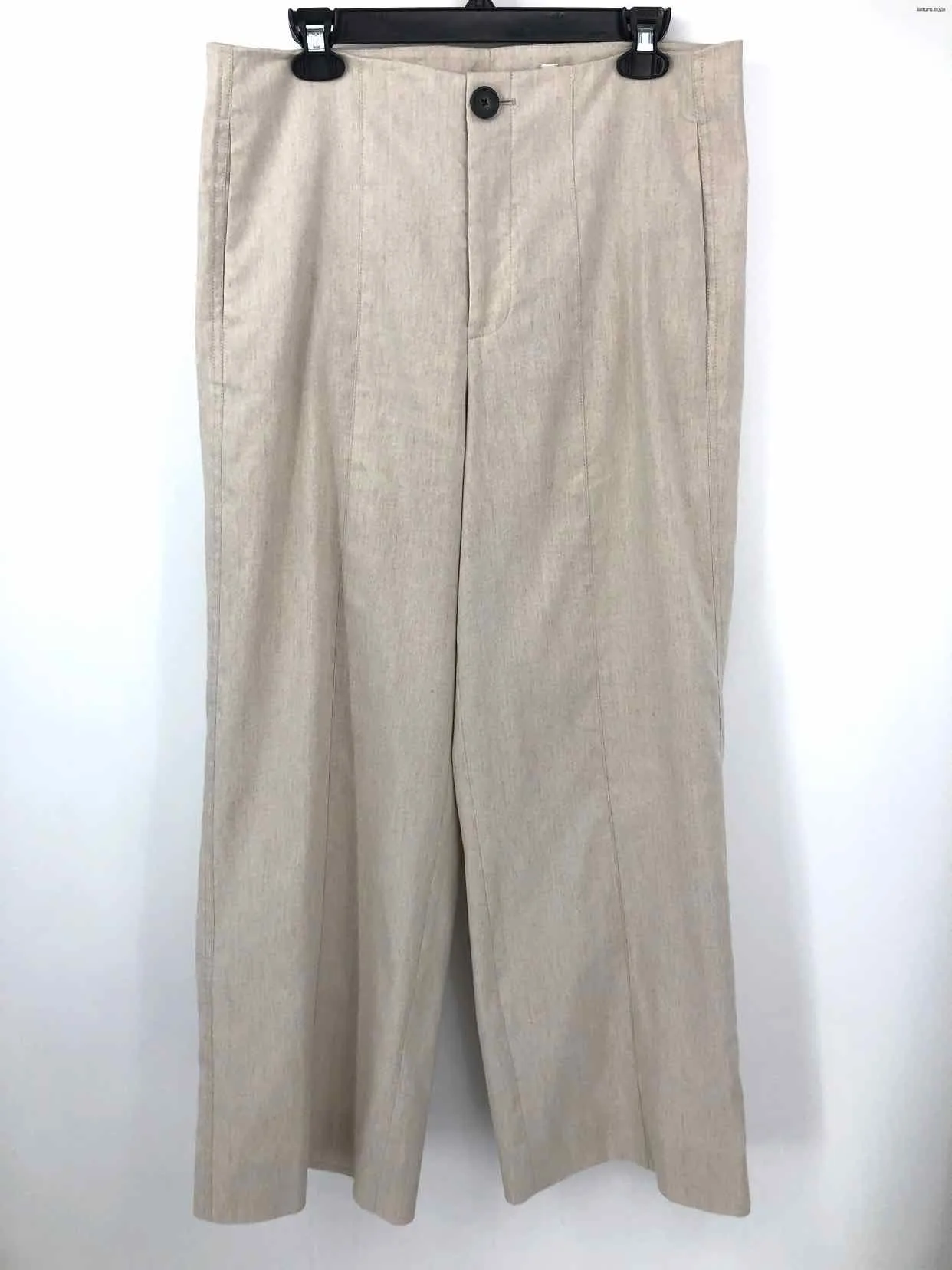 VINCE Beige Linen Blend Slacks Size 12  (L) Pants