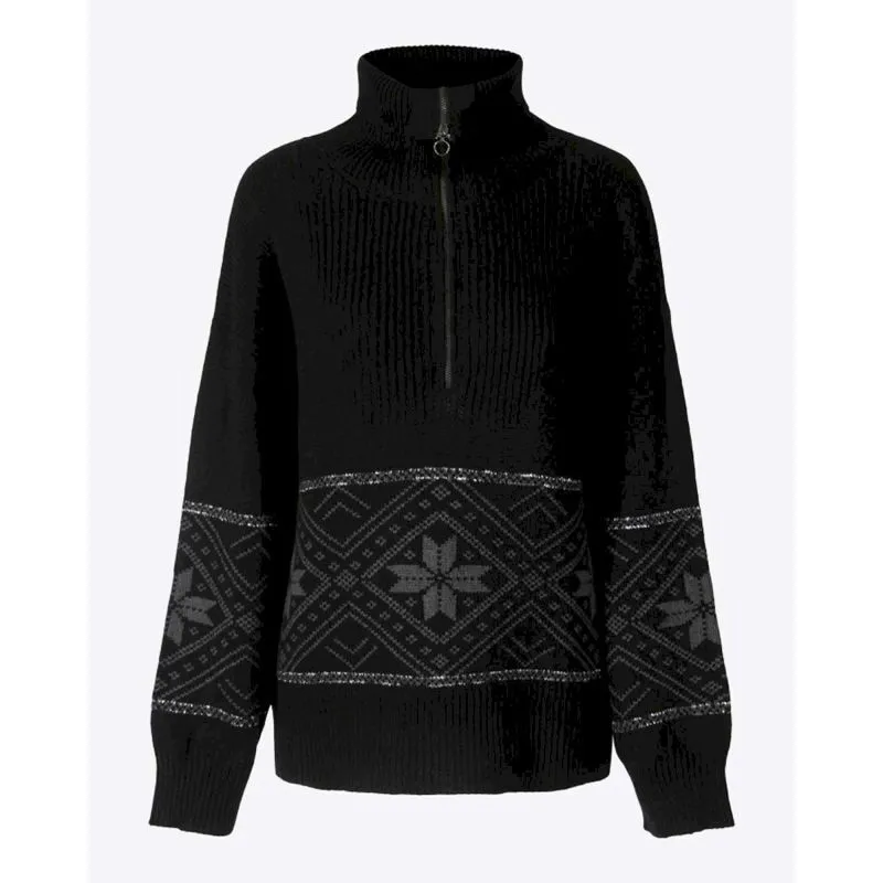 We Norwegians  Snowflake Zip Up - Pullover in lana merino - Donna