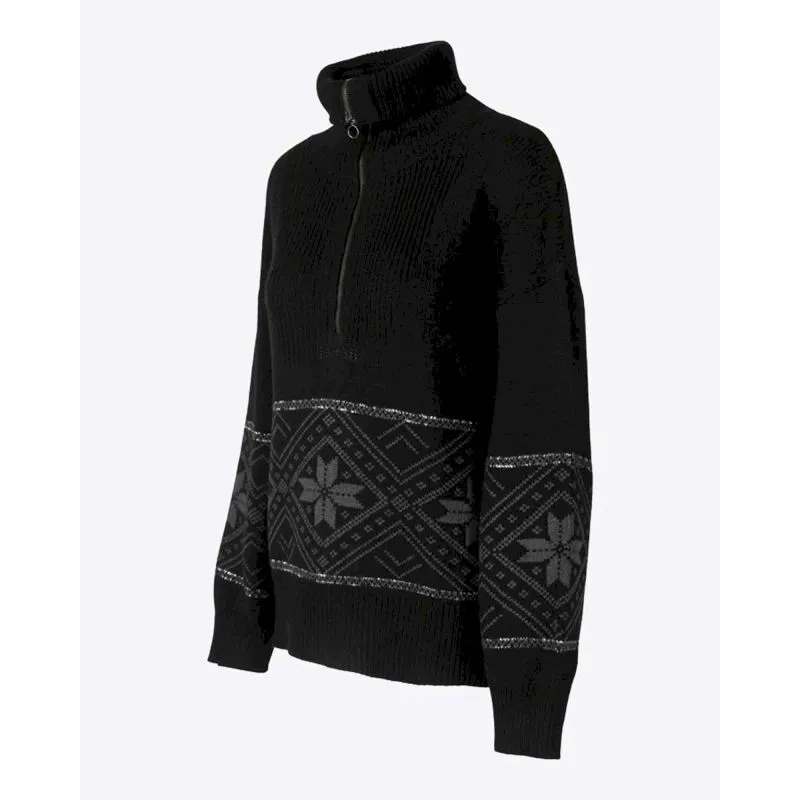 We Norwegians  Snowflake Zip Up - Pullover in lana merino - Donna