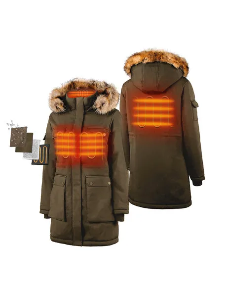 Women's Heated Thermolite® Parka (4 Heating Zones) - New Colors