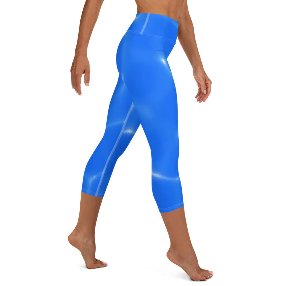 Yoga Capri Leggings Water