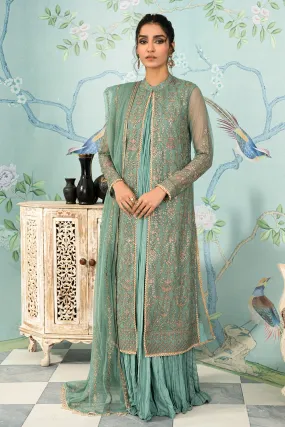 Zarif Afsanah Luxury Embroidered Net Unstitched 3Pc Suit ZAF 11 ABSHAAR