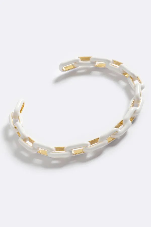 Zip Me Up Cuff White Glo