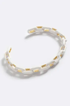 Zip Me Up Cuff White Glo