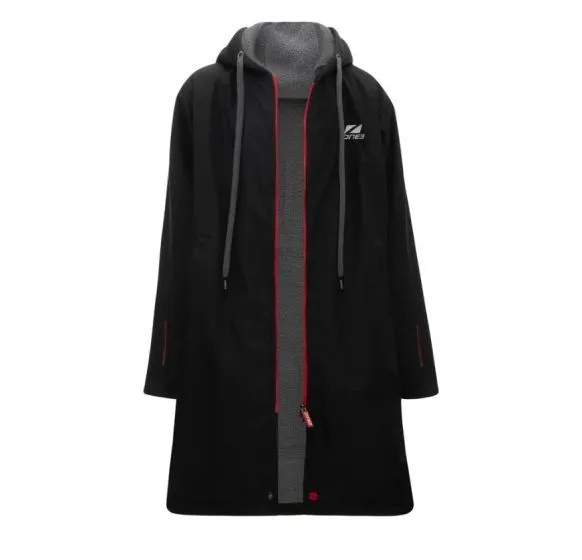 Zone3 Junior Polar Fleece Parka Changing Robe - Black